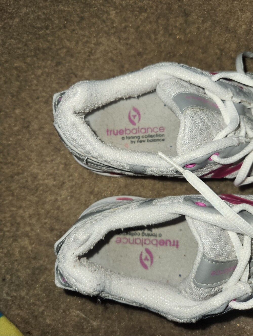 New Balance Toning Wellness Sneakers | White Pink Grey | W9.5 - Picture 5 of 7